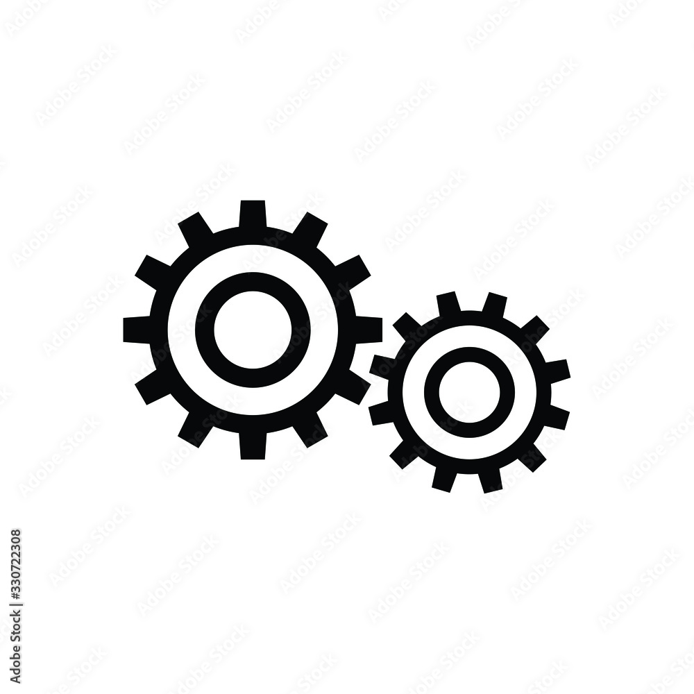 Gear icon vector Gear icon vector
