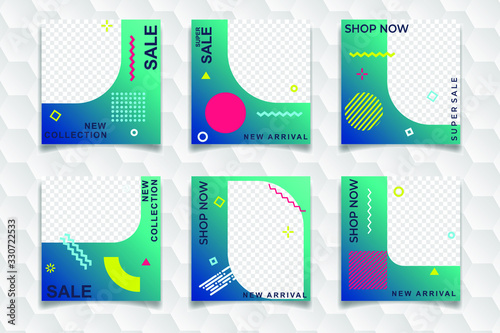 Modern Bundle Social Media banner Template. Elegant sale and discount promo. Business presentation template.