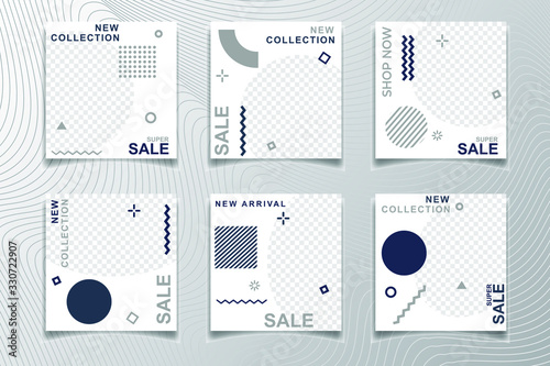 Modern Bundle Social Media banner Template. Elegant sale and discount promo. Business presentation template.