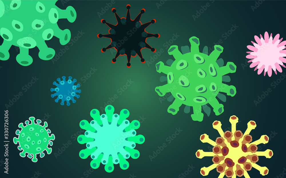 Covid-19 or Corona Virus outtbreak. Vector illustration Covid-19 or Corona Virus outtbreak. Vector illustration