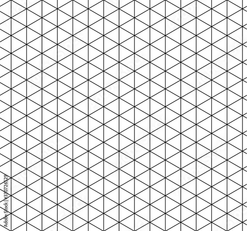 Ruled paper with a geometric grid pattern