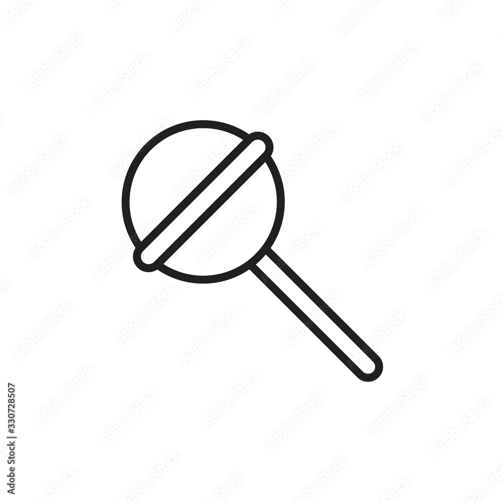 Lollipop icon template black color editable. Lollipop icon symbol Flat vector illustration for graphic and web design. Lollipop icon template black color editable. Lollipop icon symbol Flat vector illustration for graphic and web design.