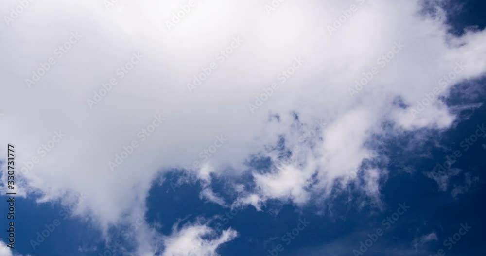 Passing cloud with blue sky in the afternoon Passing cloud with blue sky in the afternoon