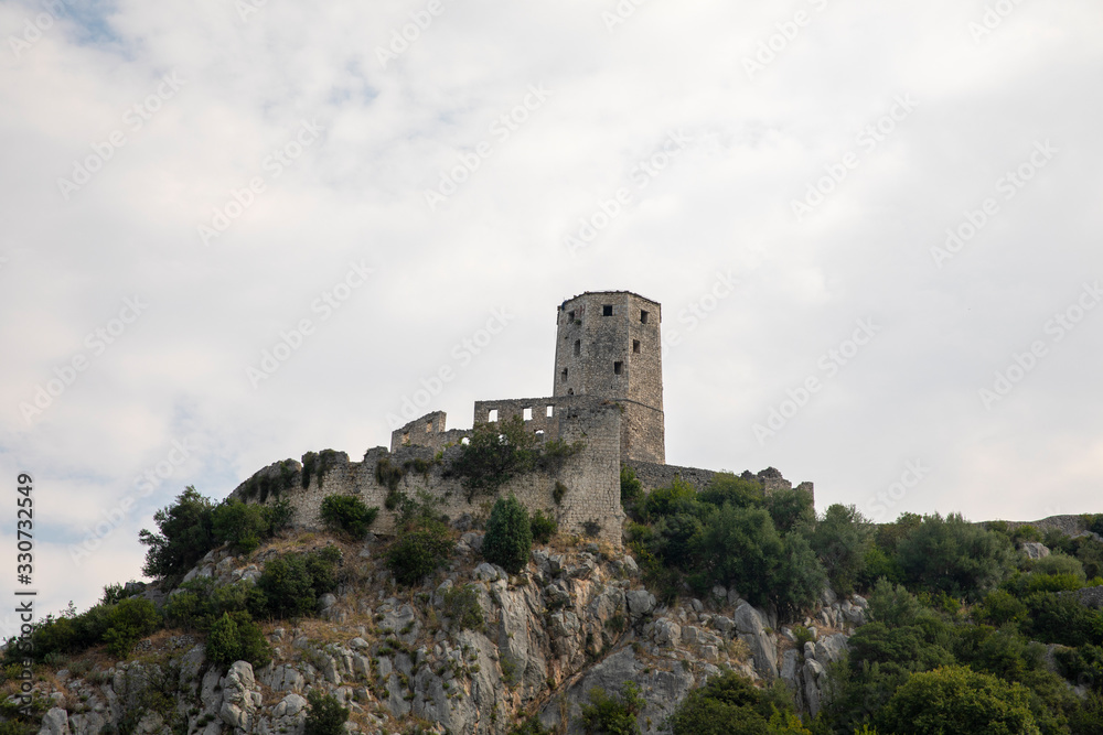 Ottoman town near Mostar Pocitel Town, Bosnia and Herzegovia