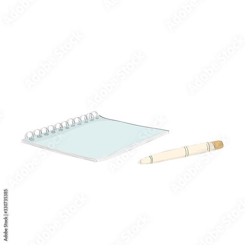 Hand drawn notebook