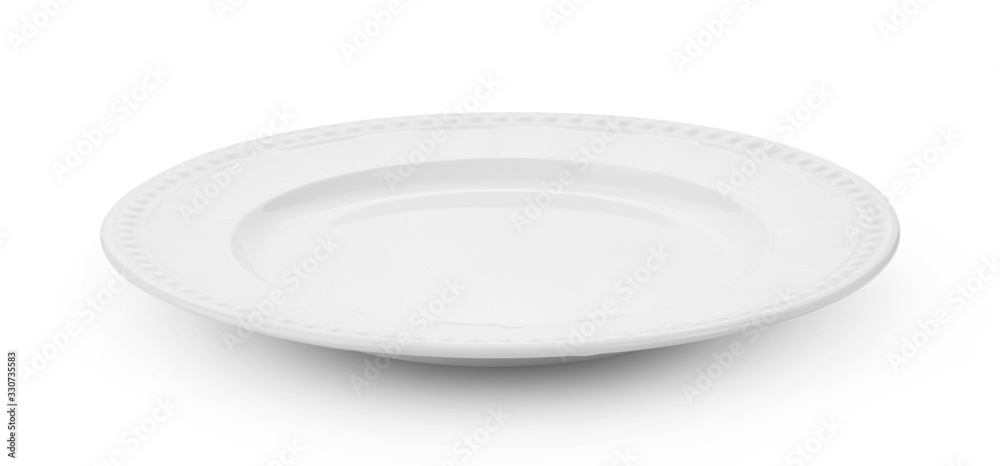 white plate on white background white plate on white background