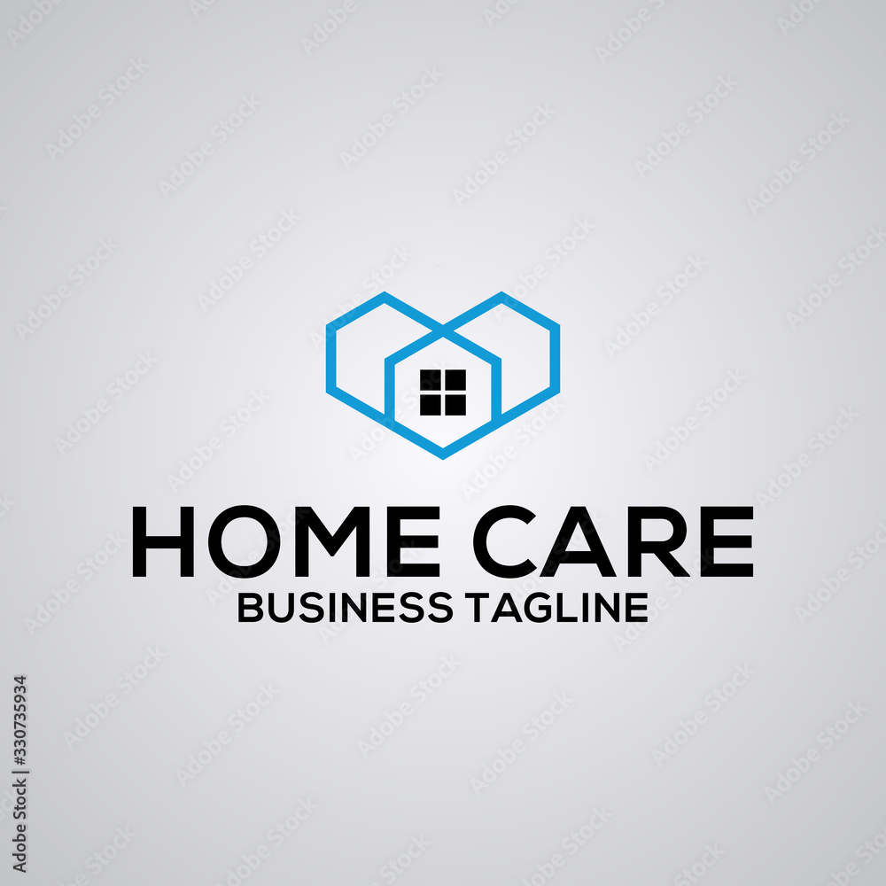 Fototapeta premium homecare logo template