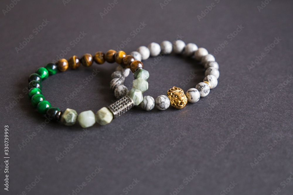  Socks women's bracelets made of natural stone