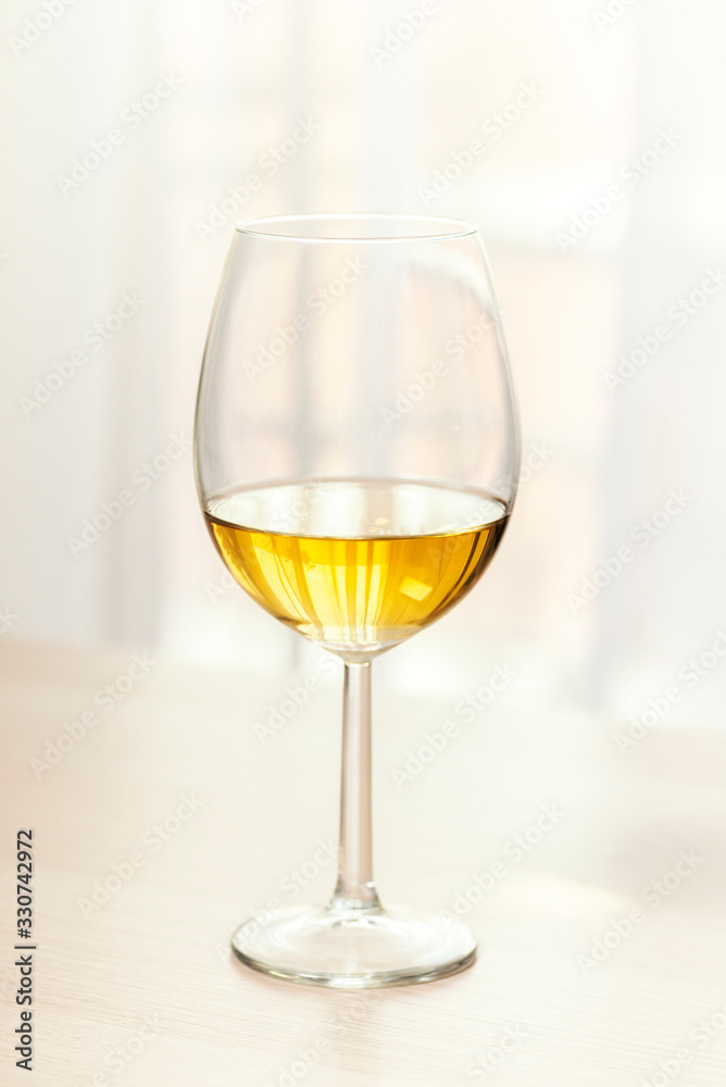 Glass of muscat, white wine Glass of muscat, white wine