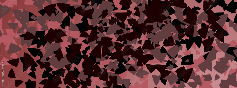 Abstract red geometric mosaic design
