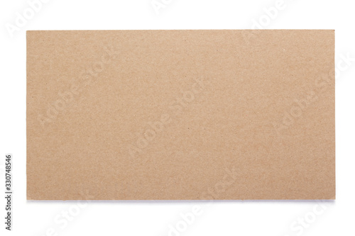 sheet of cardboard with empty pages  at white background © Sergii Moscaliuk