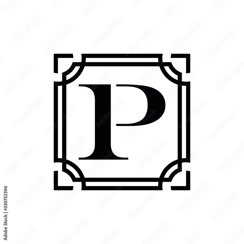 PP P initial letter logo design vector PP P initial letter logo design vector