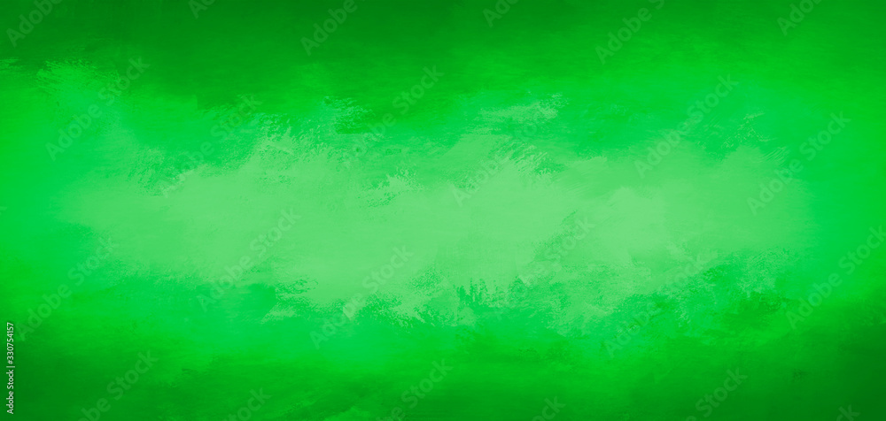 Fototapeta premium Abstract elegant green banner background with copy space