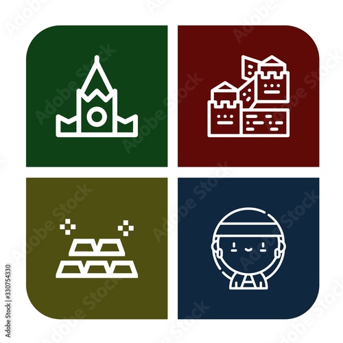 brick icon set