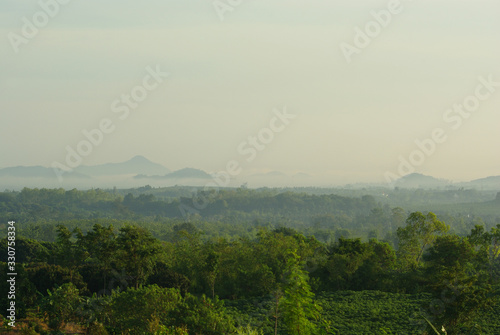 Haze pollution problems exceeded standards in the countryside
