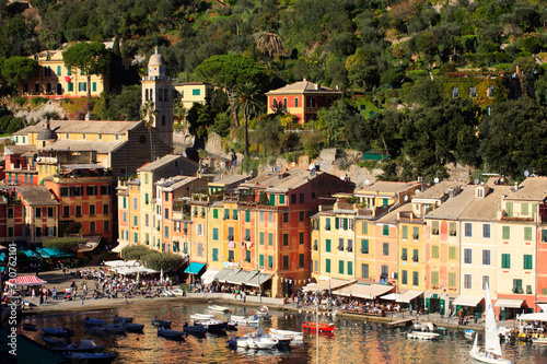 Portofino (GE), Italy - June 01, 2017: Portofino, Genova, Liguria, Italy