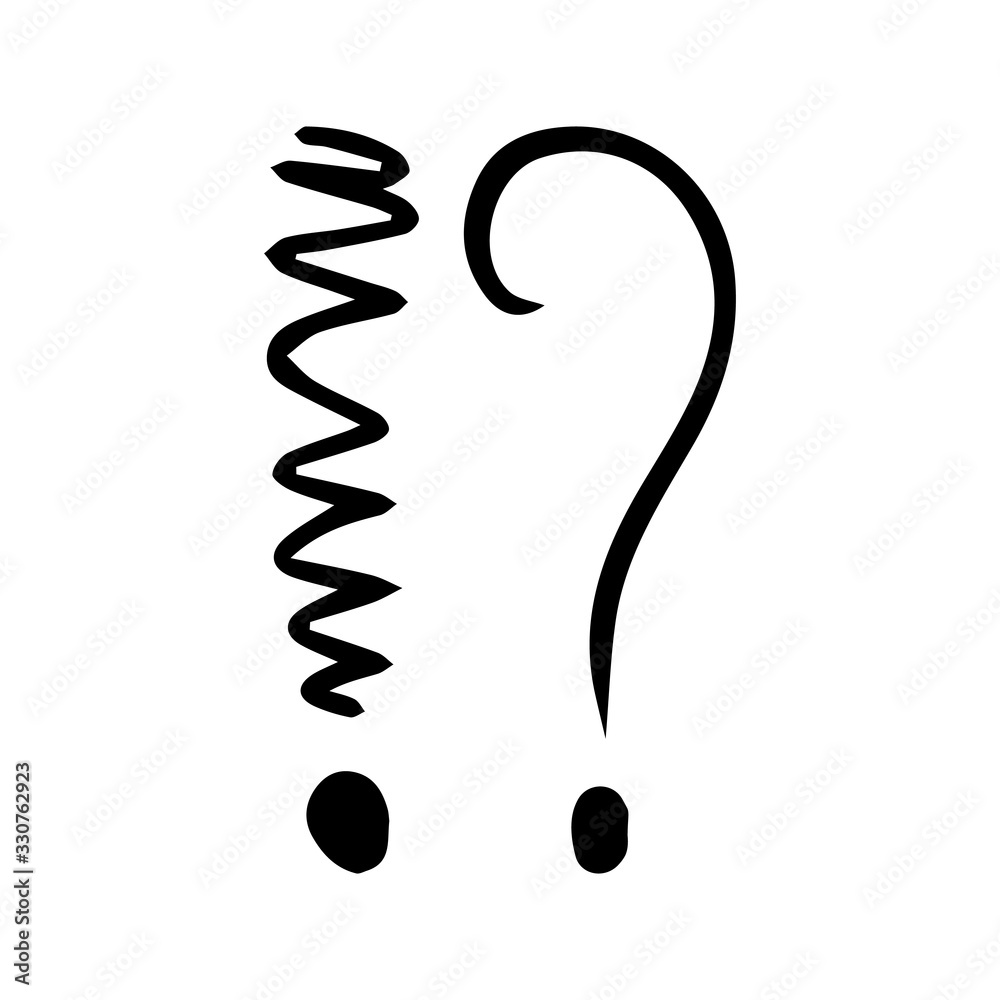 vector-illustration-hand-drawn-question-mark-and-exclamation-point