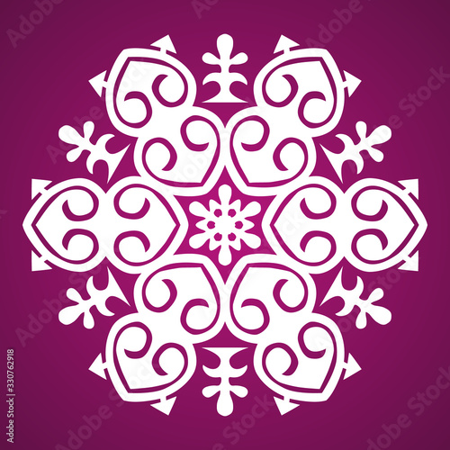 Caucasian ornament symbol