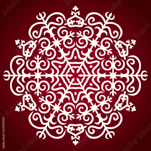 Caucasian ornament symbol