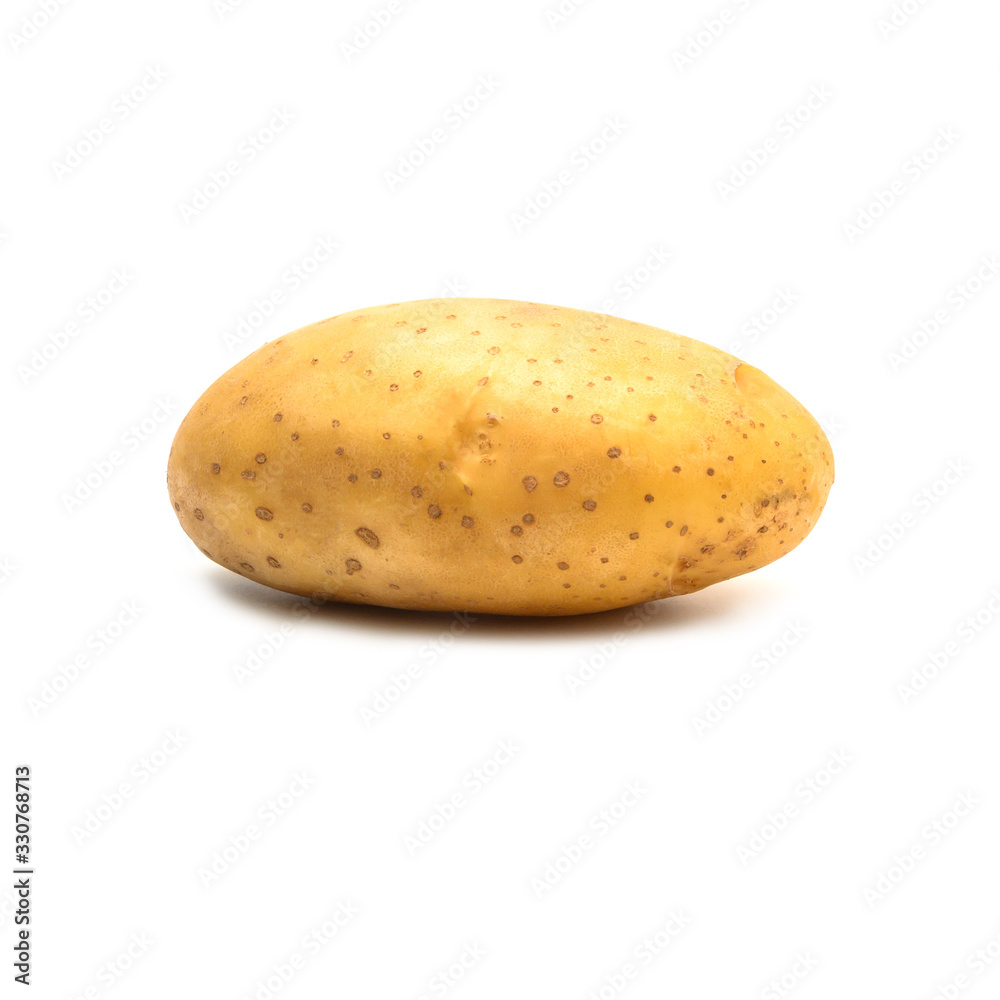 Potato isolated from the farm organic on white background. Potato isolated from the farm organic on white background.