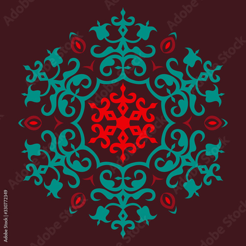 Caucasian ornament symbol