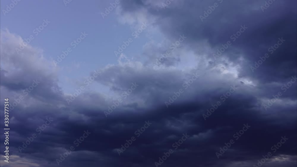Clouds in the sky. Time lapse. Clouds in the sky. Time lapse.
