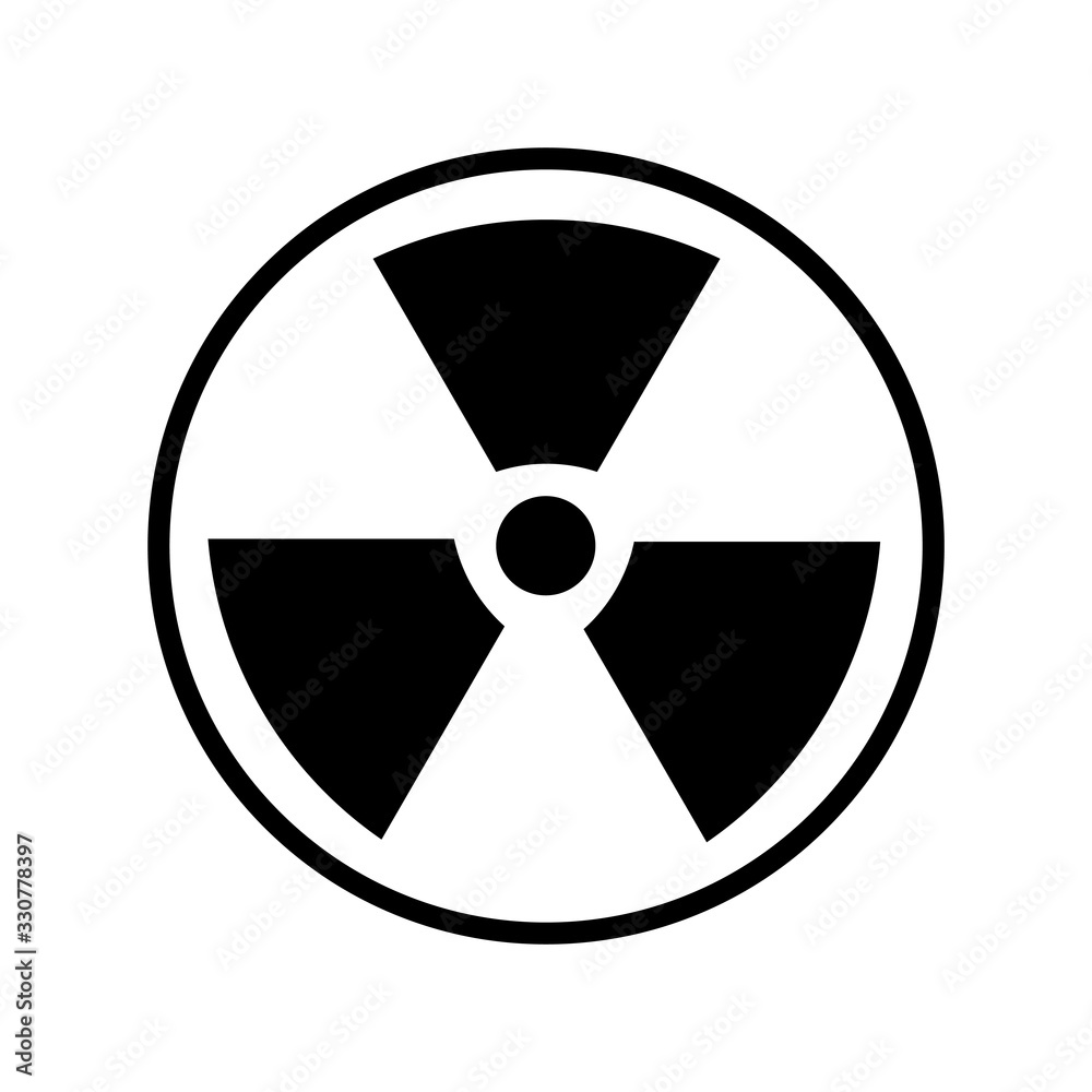 radiation icon design, flat style icon collection radiation icon design, flat style icon collection