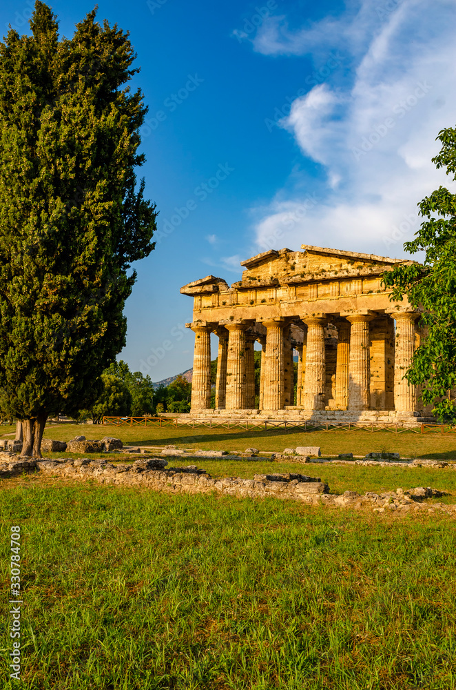 The Temple of Hera II, also called the Temple of Neptune, is a Greek temple in Paestum, Italy