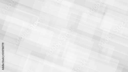 Abstract background of translucent rectangles in gray and white colors