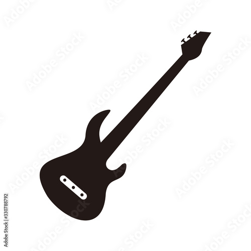Bass guitar vector icon illustration sign