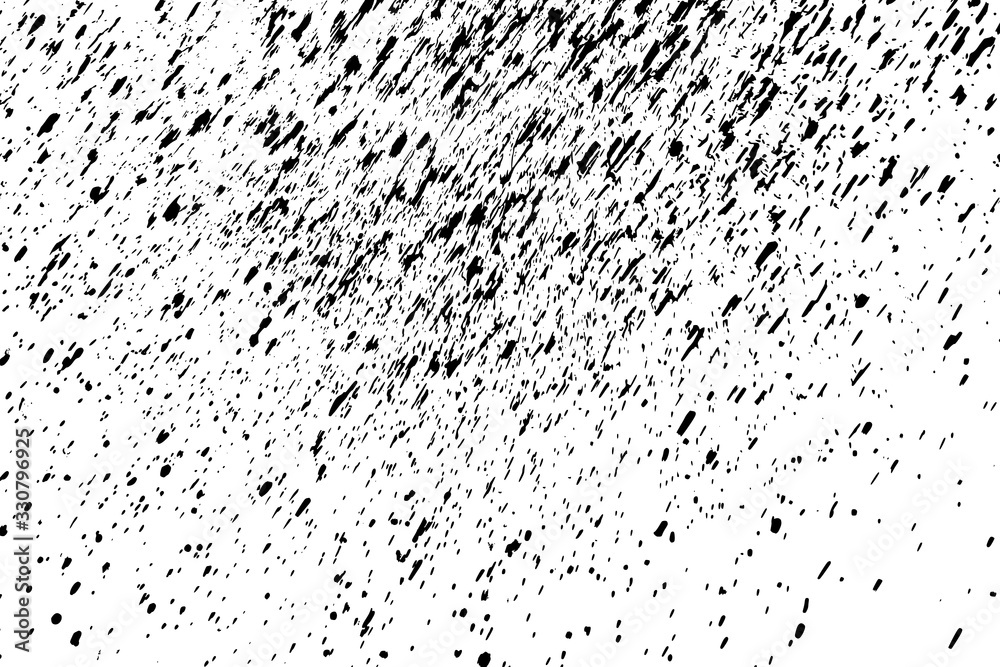 Dark noise granules.Black grainy texture isolated on white background. Dust overlay. Dark noise granules. Digitally generated image. Vector design elements. Illustration, Eps 10.
