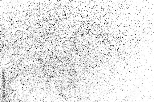Dark noise granules.Black grainy texture isolated on white background. Dust overlay. Dark noise granules. Digitally generated image. Vector design elements. Illustration, Eps 10.