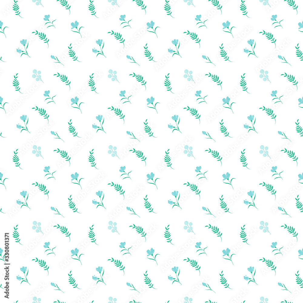 Seamless floral pattern. Background in small flowers for textiles, fabrics, cotton fabric, covers, wallpaper, print, gift wrapping, postcard, scrapbooking. Seamless floral pattern. Background in small flowers for textiles, fabrics, cotton fabric, covers, wallpaper, print, gift wrapping, postcard, scrapbooking.