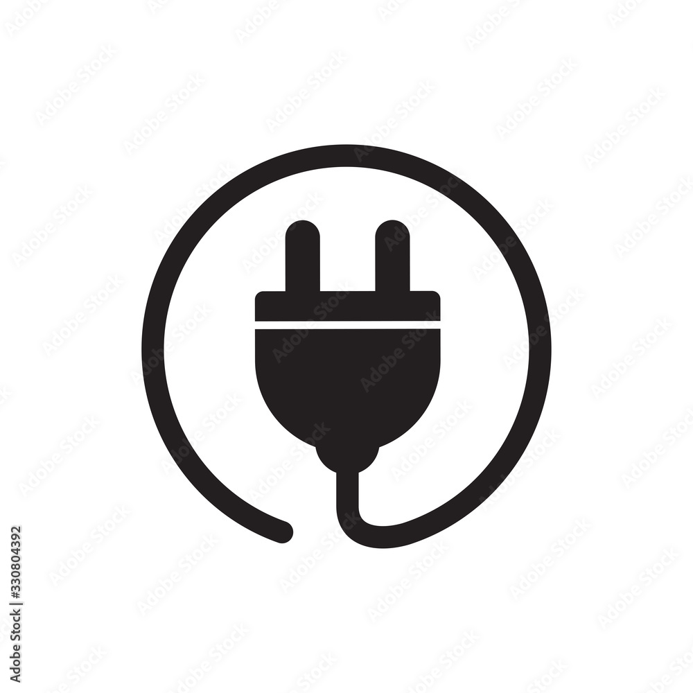 plug icon, electric plug icon vector logo template in trendy flat style plug icon, electric plug icon vector logo template in trendy flat style