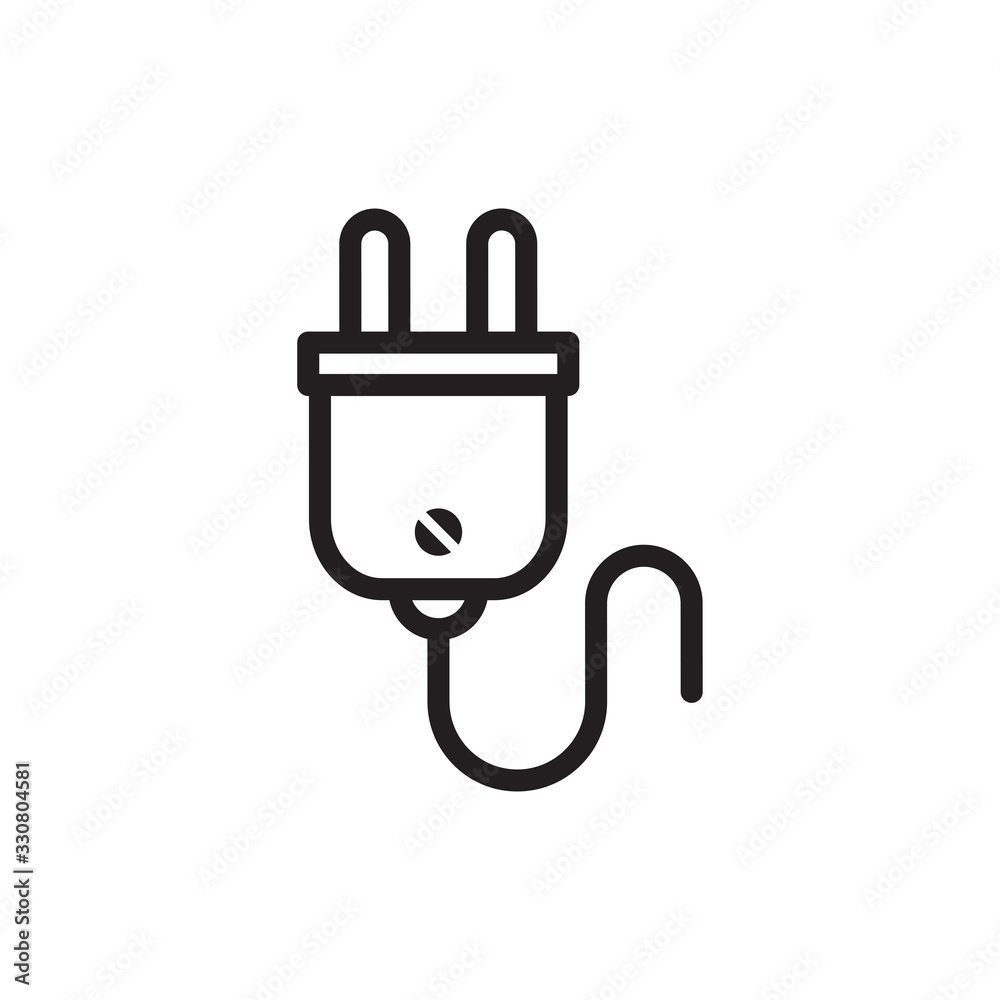 plug icon, electric plug icon vector logo template in trendy flat style plug icon, electric plug icon vector logo template in trendy flat style