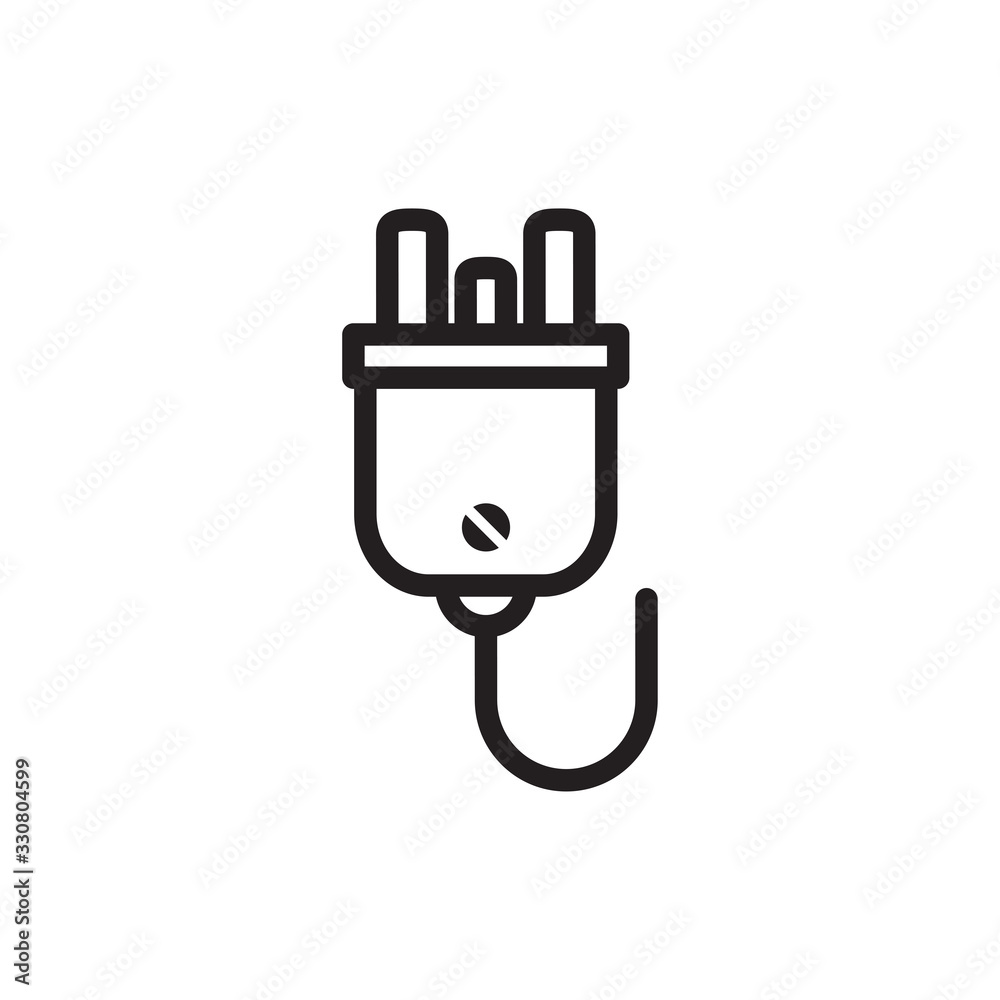 plug icon, electric plug icon vector logo template in trendy flat style plug icon, electric plug icon vector logo template in trendy flat style
