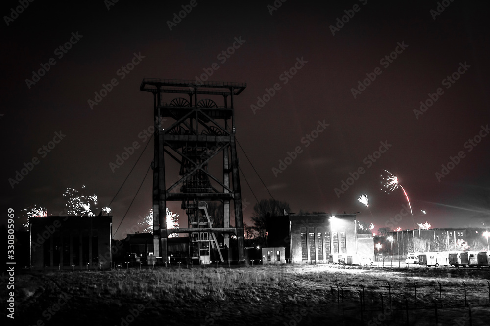 Obraz premium Ruhrgebiet am Abend