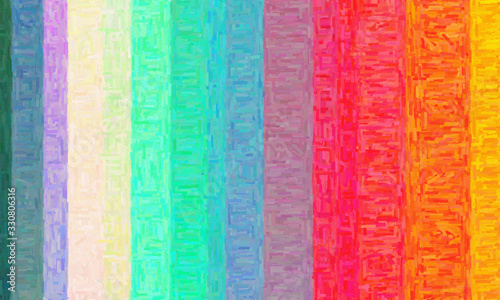 red, orange, green stripes ...