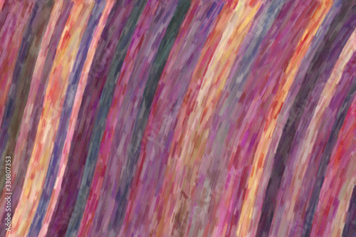 Purple, yellow and pink waves Large Color Variation Oil Paint paint background.