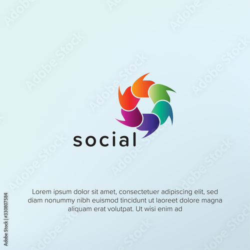 Youth Social Activities Logo Template