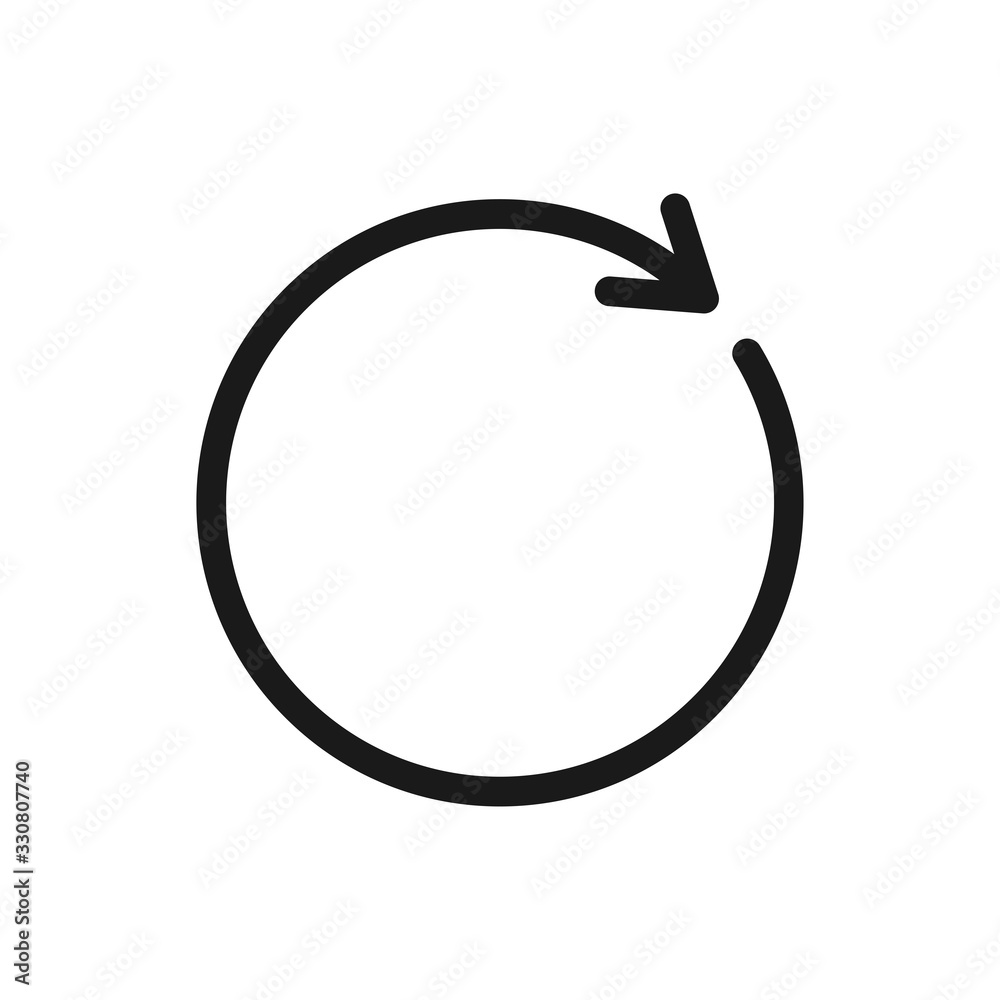 refresh vector icon, circle icon, reload icon in trendy flat style refresh vector icon, circle icon, reload icon in trendy flat style