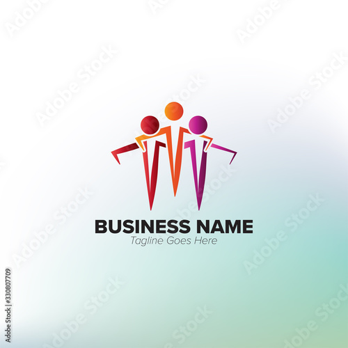 Youth Social Activities Logo Template