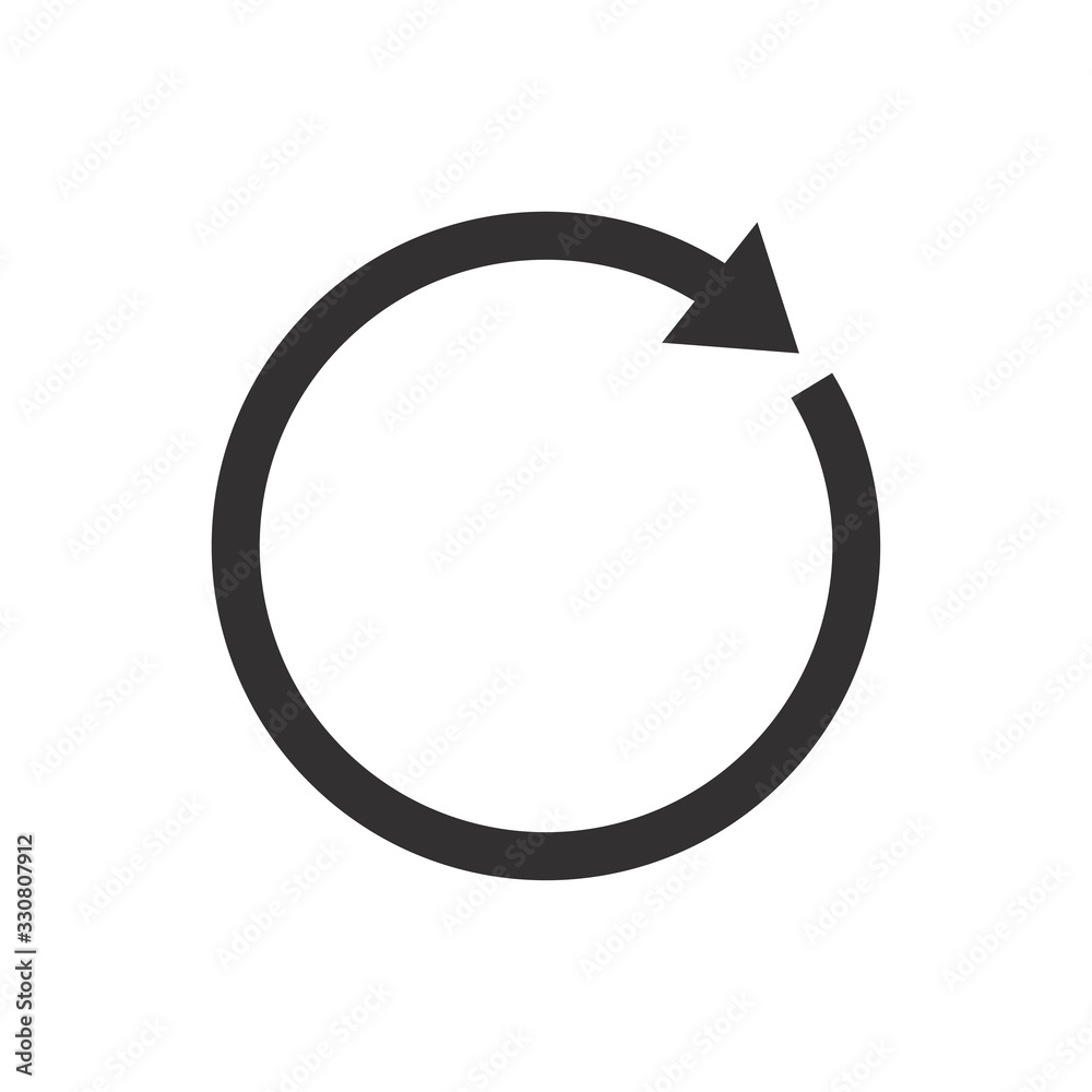 refresh vector icon, circle icon, reload icon in trendy flat style refresh vector icon, circle icon, reload icon in trendy flat style