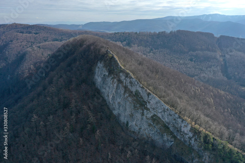 Aerial view of Sivec mountain in Slovakia photo