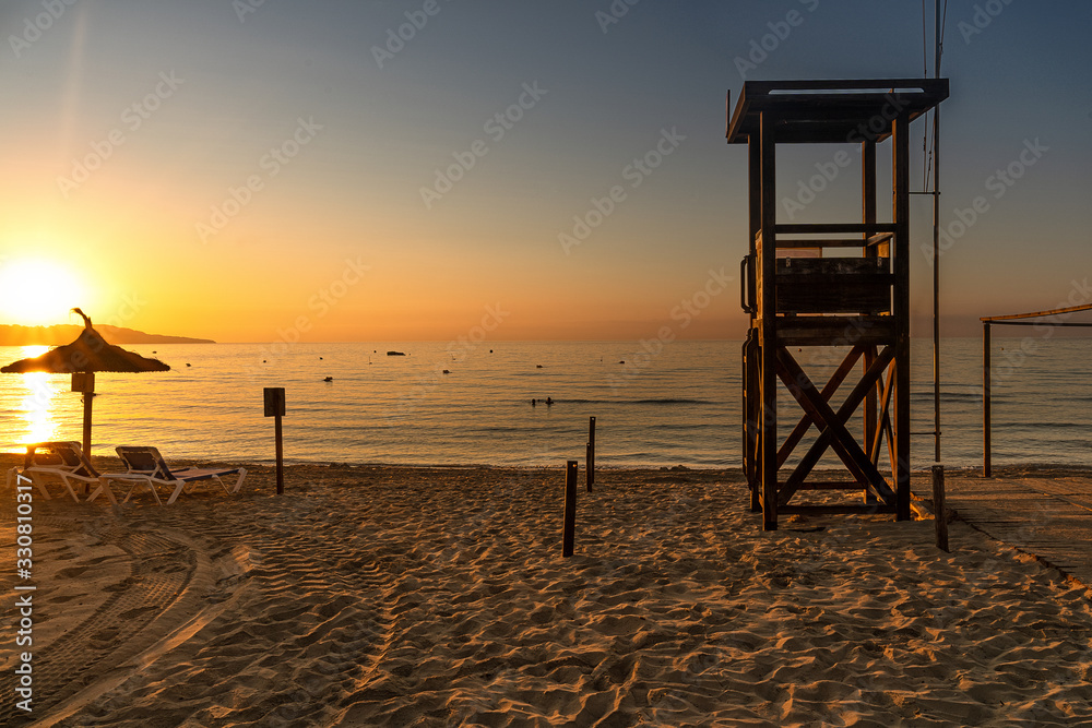 sunrise on the beach