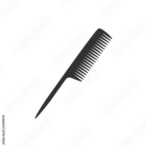 hair comb vector icon in trendy flat design