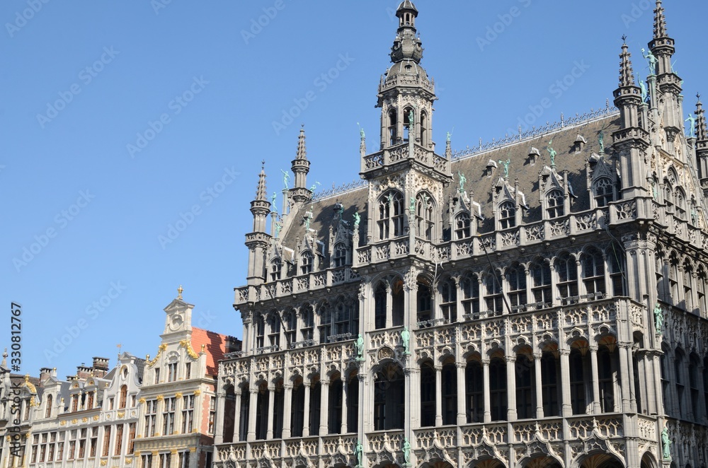 Buildings at Grote Markt in Brussels, Belgium
