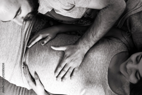Картината върху платно Pregnancy