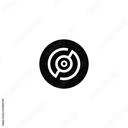 letter O logo design vector icon template