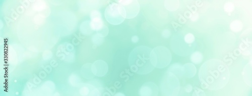 Fototapeta abstract green spring background with bokeh
